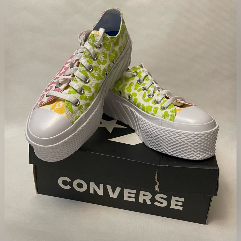 Converse Chuck Taylor All Star 2X OX Egret/Multi/White Size Women’s 7